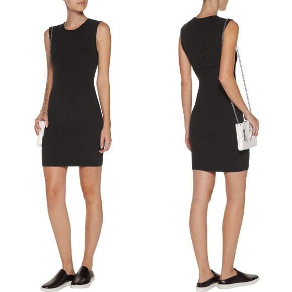 A.L.C. Dresses & Skirts - A.L.C. | Aviana Layered Ribbed-Knit mini dress